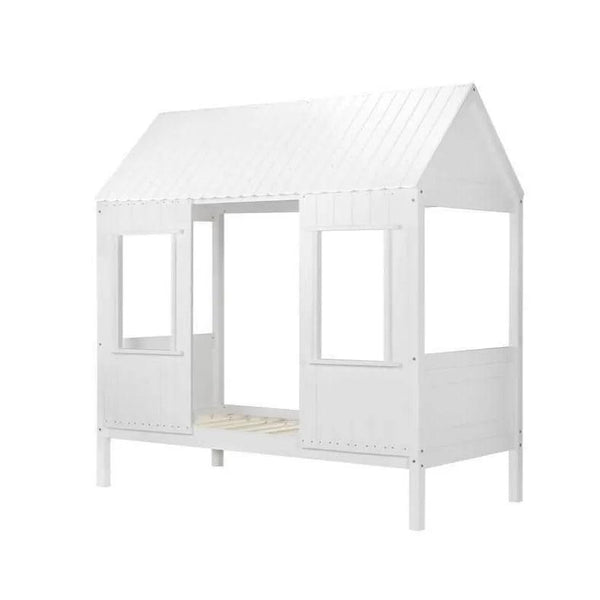 Treehouse Wooden White Toddler Bed