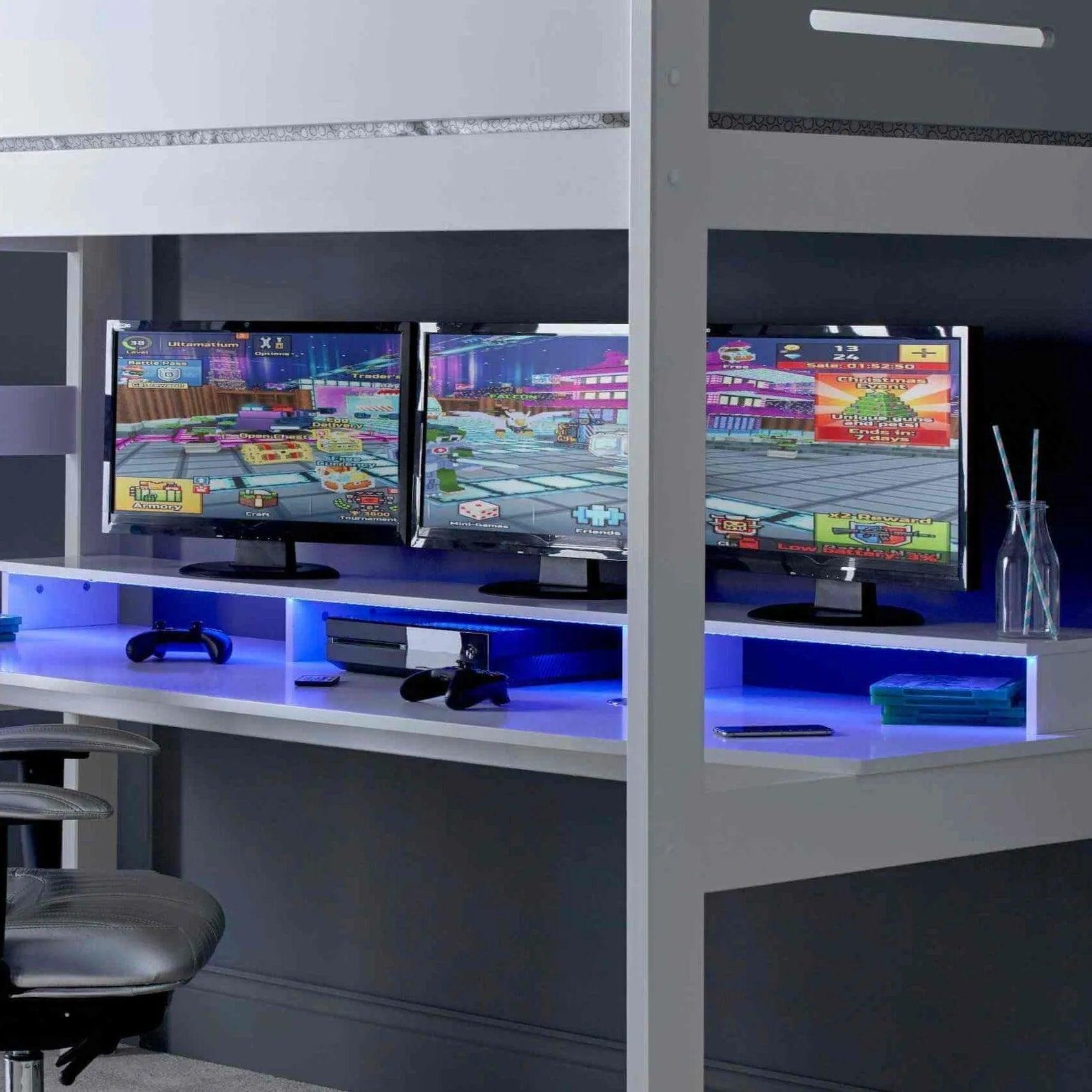 Urban Grey Console Gaming Highsleeper - Hover