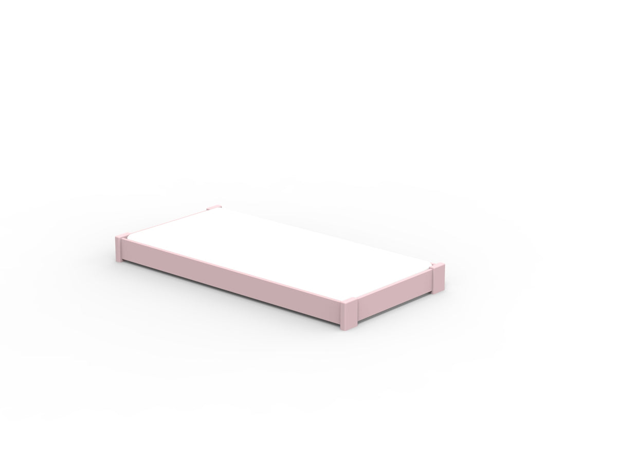 Mathy by Bols Dominique Virginie Montessori Floor Bed in Winter Pink