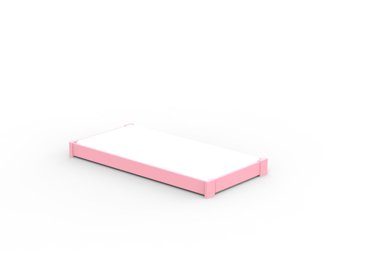 Mathy by Bols Dominique Virginie Montessori Floor Bed in Very Light Pink