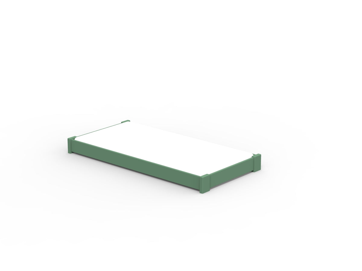 Mathy by Bols Dominique Virginie Montessori Floor Bed in Jungle Green