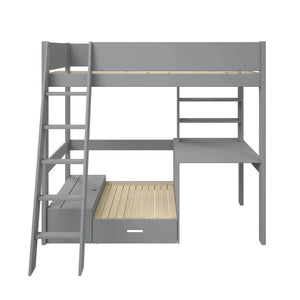 Windsor Highsleeper with Sofabed, Desk & Shelving