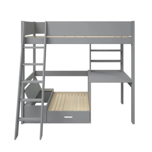 Windsor Highsleeper with Sofabed, Desk & Shelving