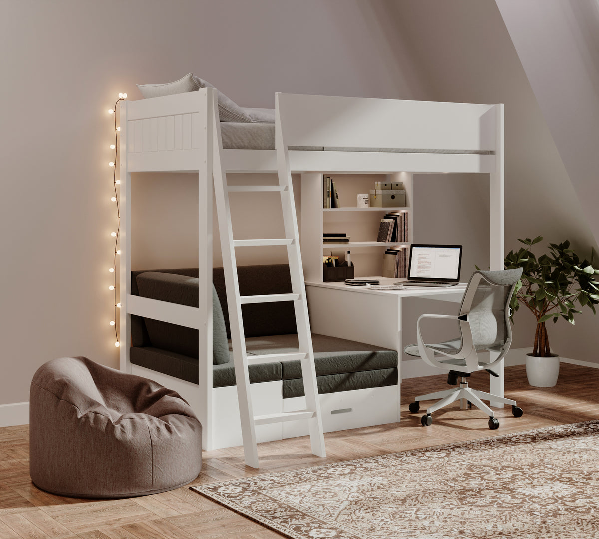 windsor-solid-pine-high-sleeper-with-sofa-bed-desk