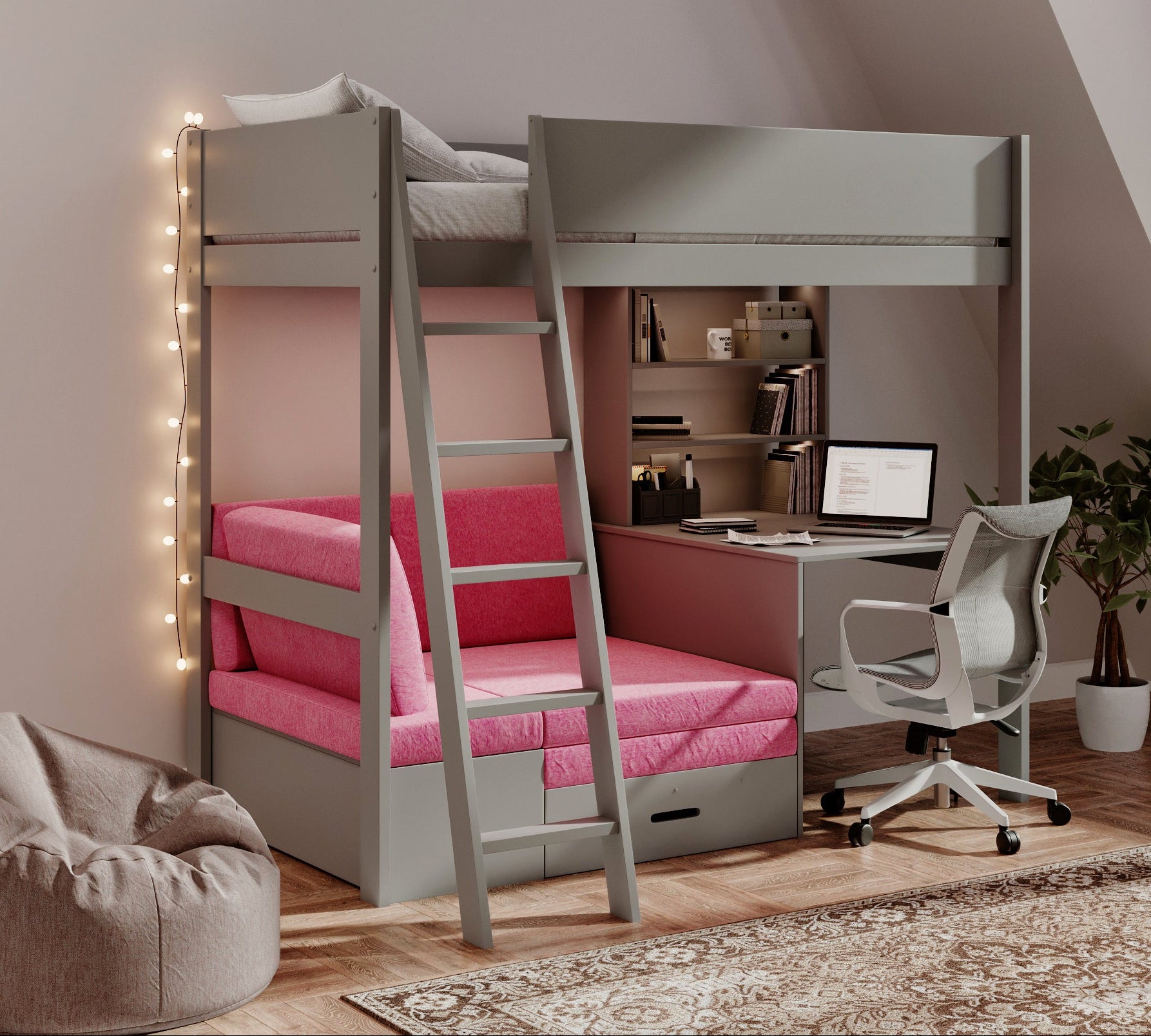 windsor-solid-pine-high-sleeper-with-sofa-bed-desk