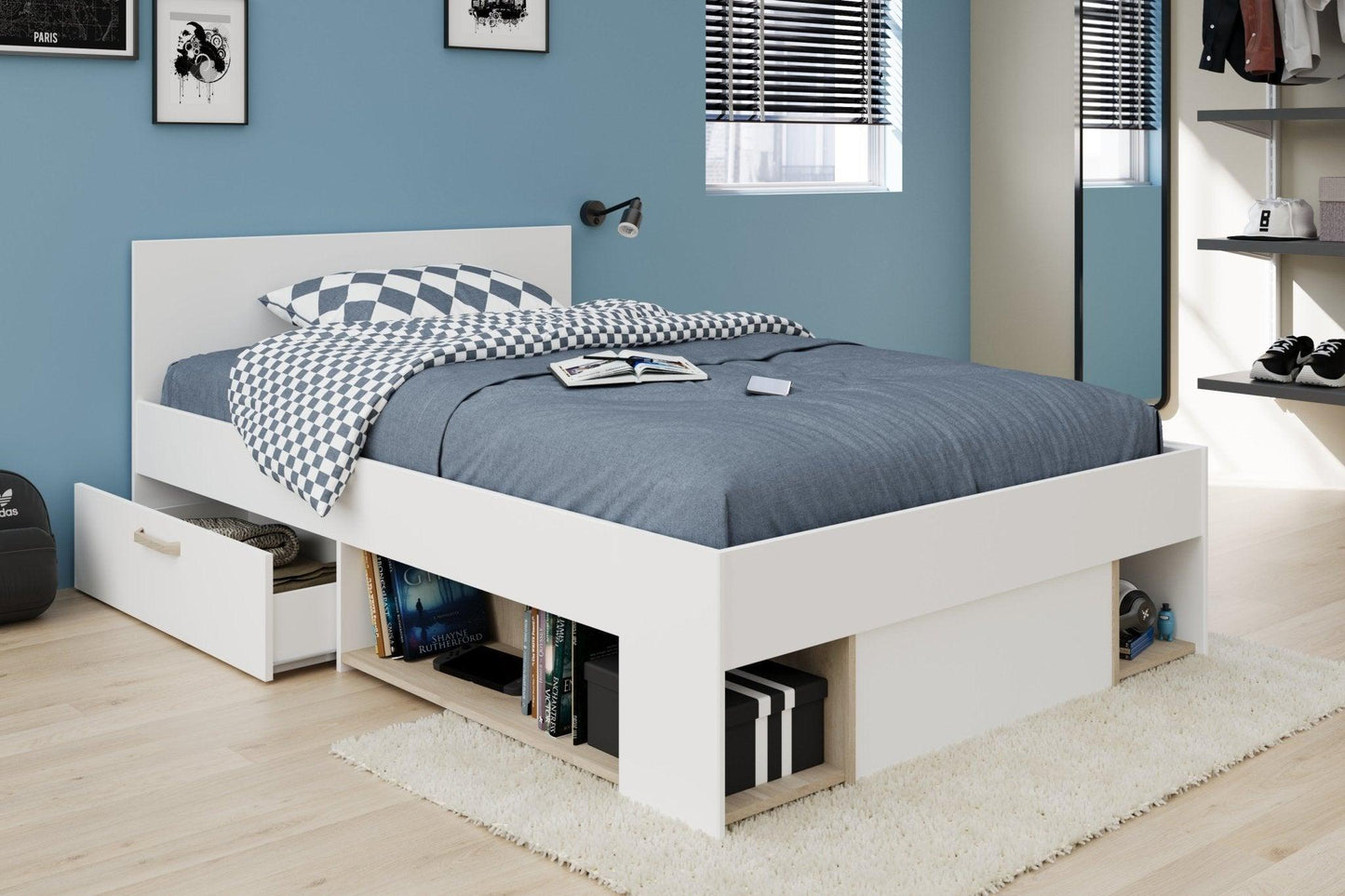 Achille Storage Bed - Millie & Jones