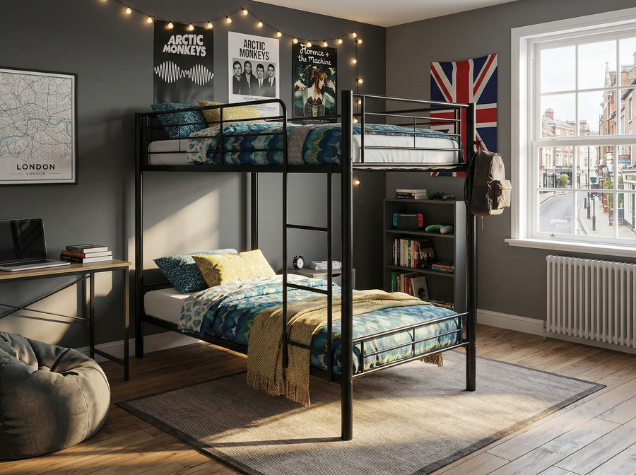 Alfie Metal Detachable Bunk Bed