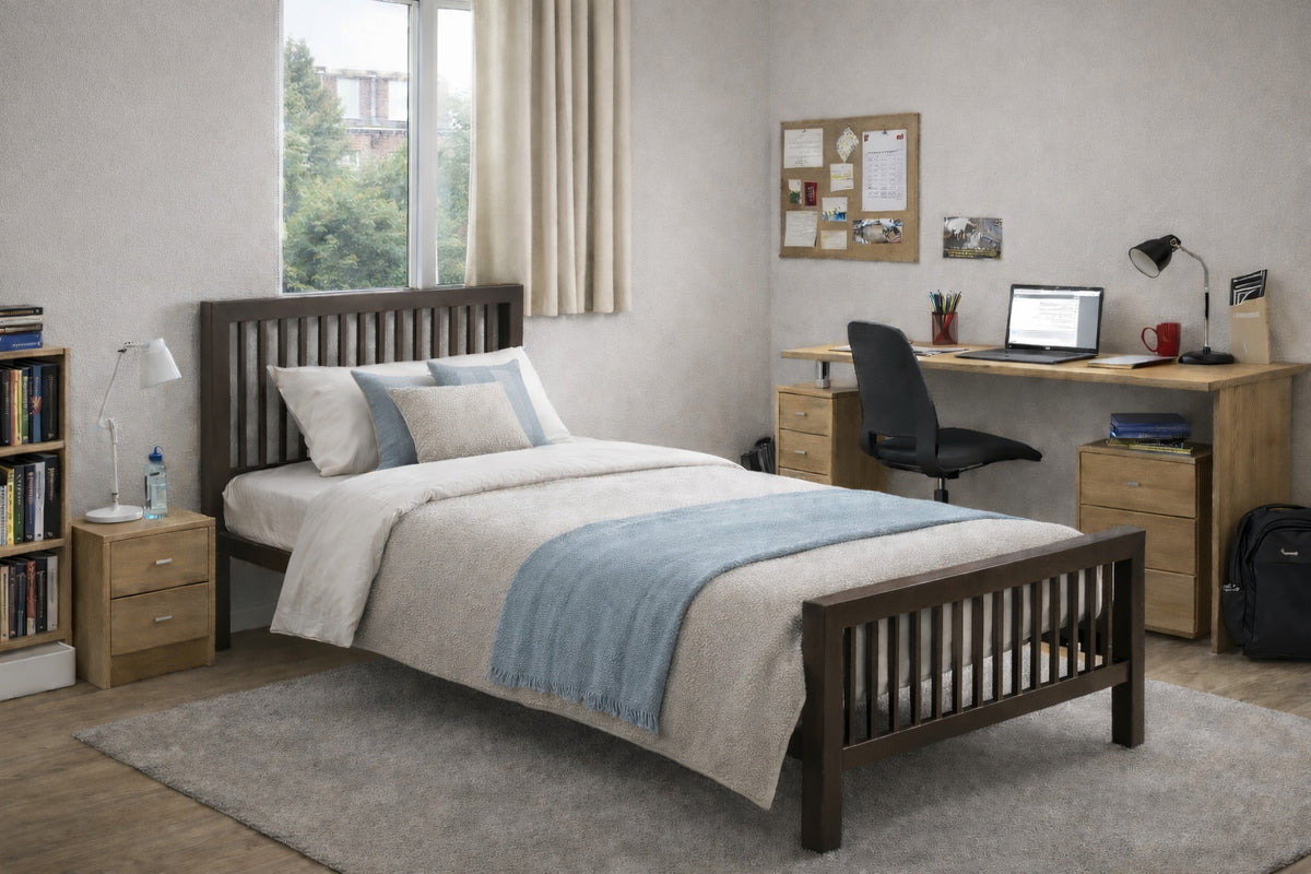 Selby Metal Bed Frame in Black - single size
