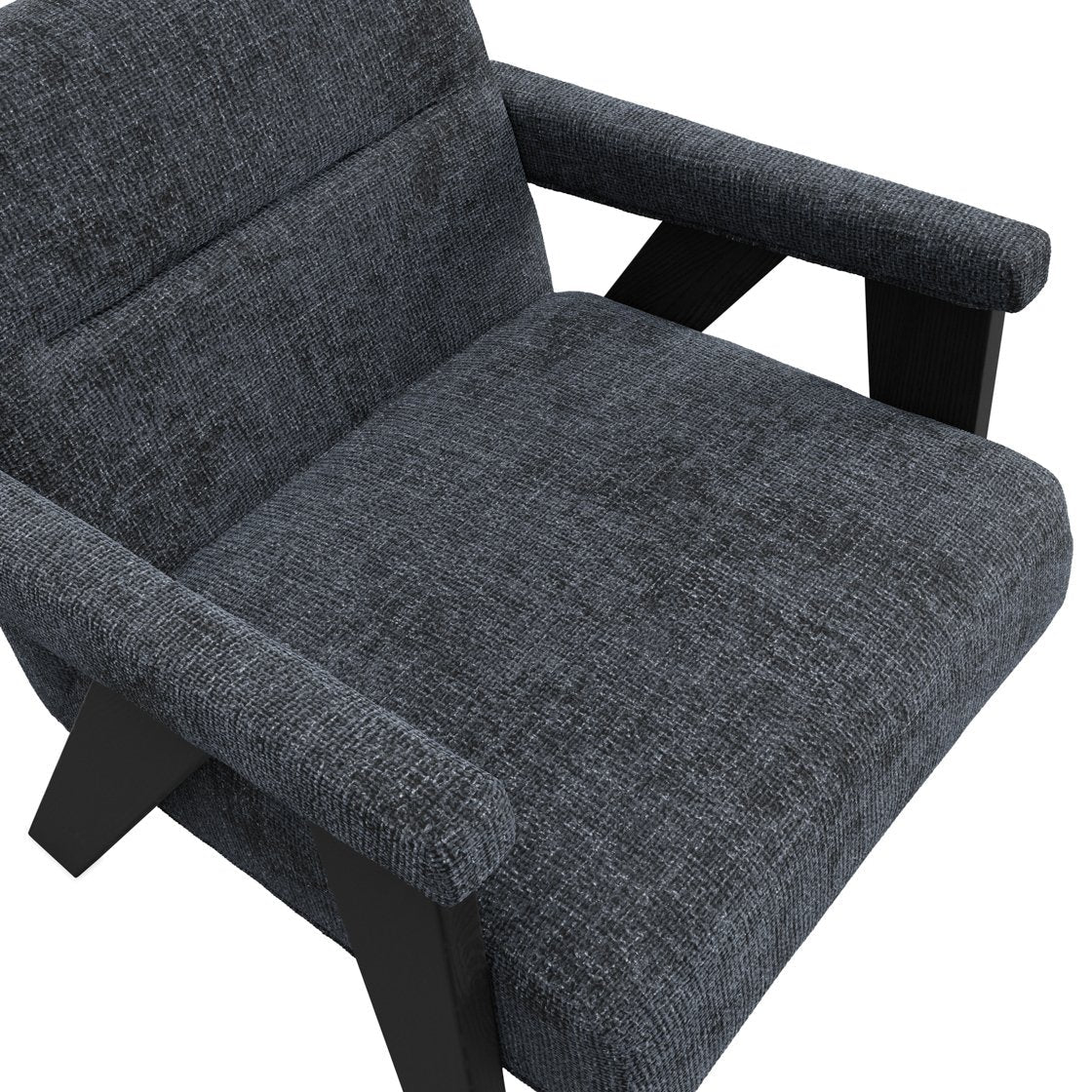 Albemarle velvet tweed armchair