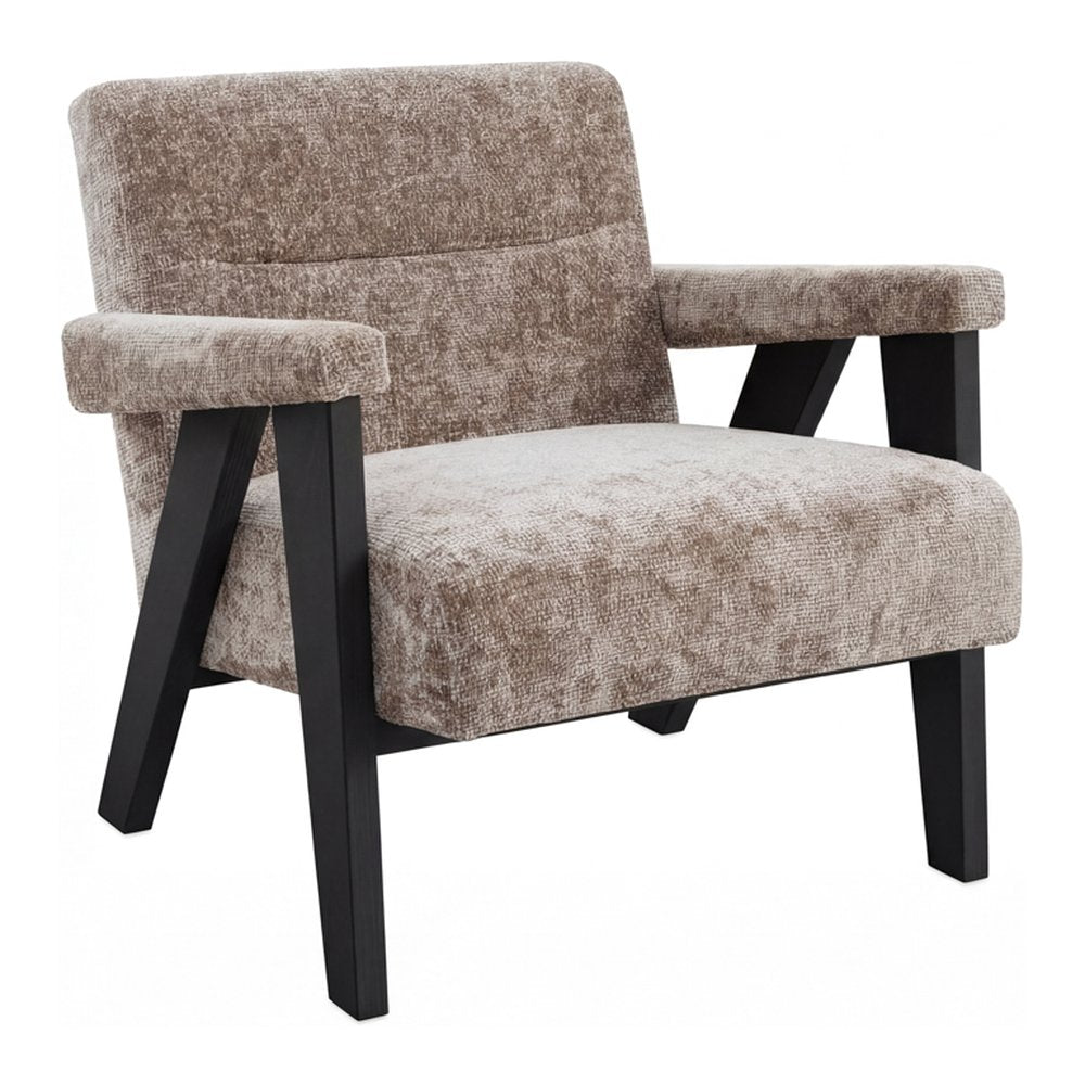 Albemarle velvet tweed armchair in Tuscan