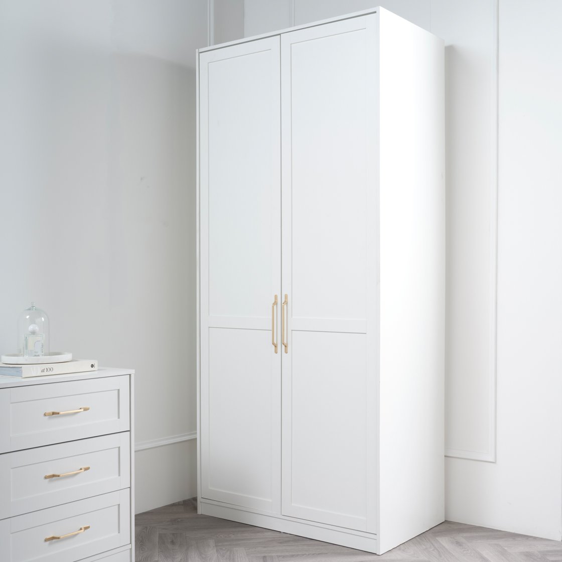 Aldeburgh Shaker 2 door wardrobe
