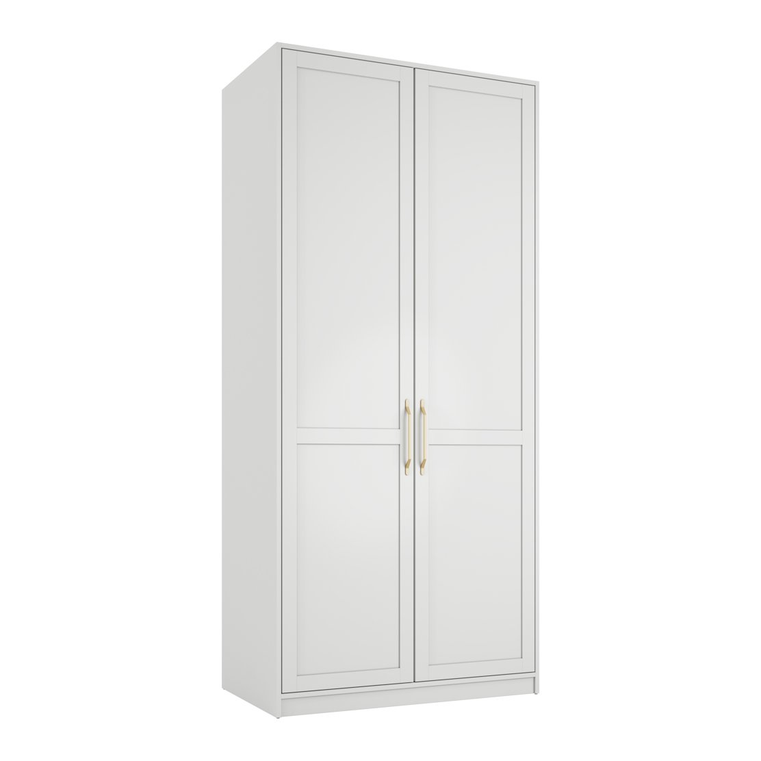 Aldeburgh Shaker 2 door wardrobe in White