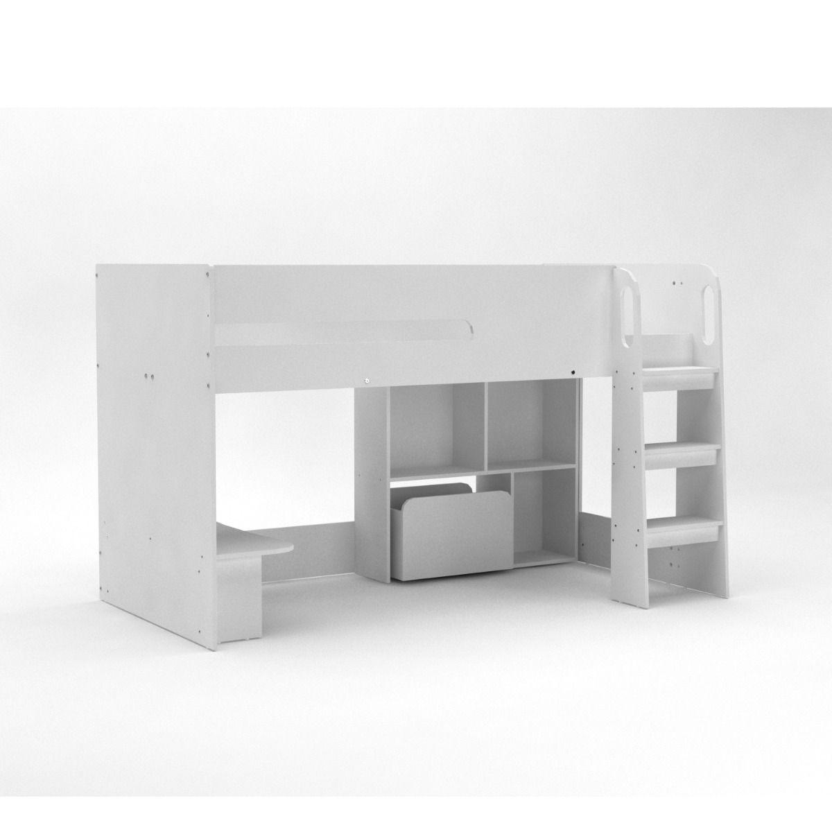 The Cubby Mid Sleeper Bed - Millie & Jones