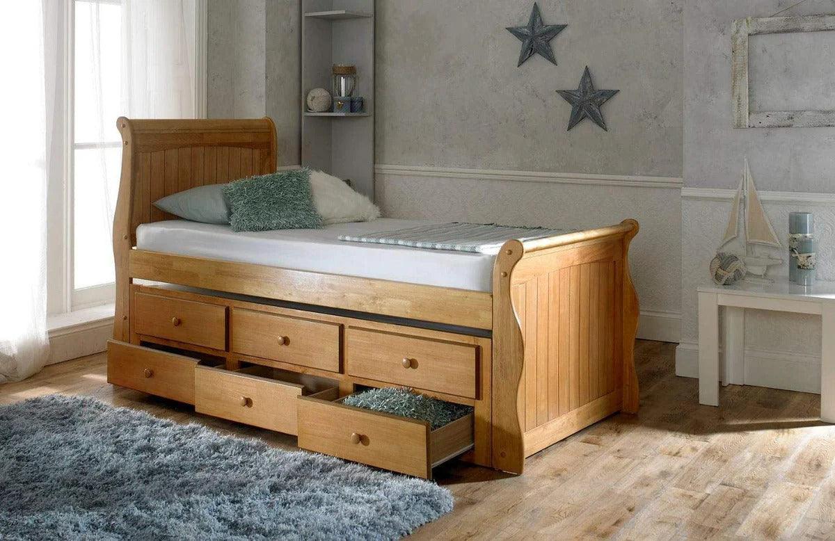The Pembroke Guest Bed - Oak - Millie & Jones