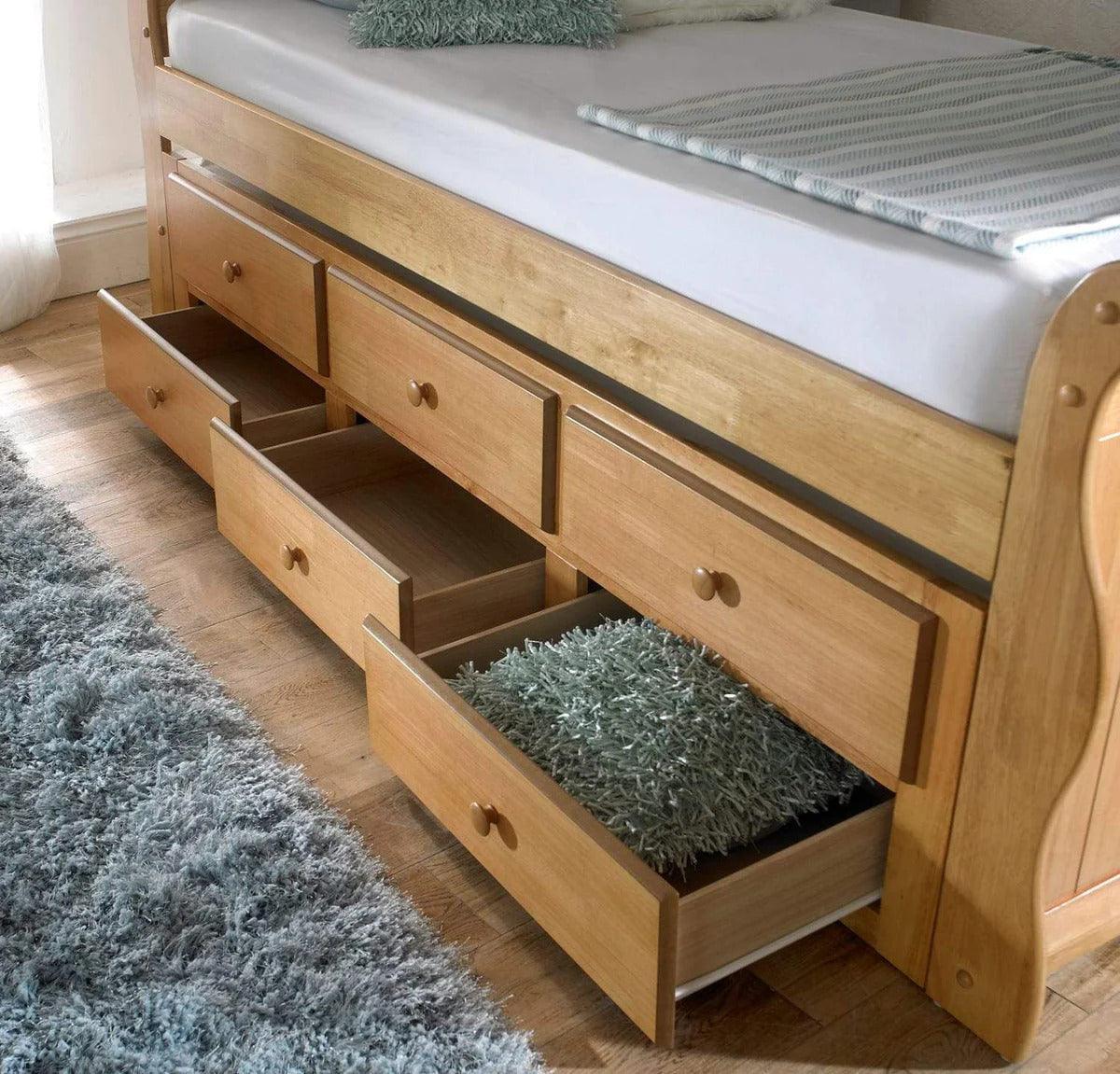 The Pembroke Guest Bed - Oak - Millie & Jones