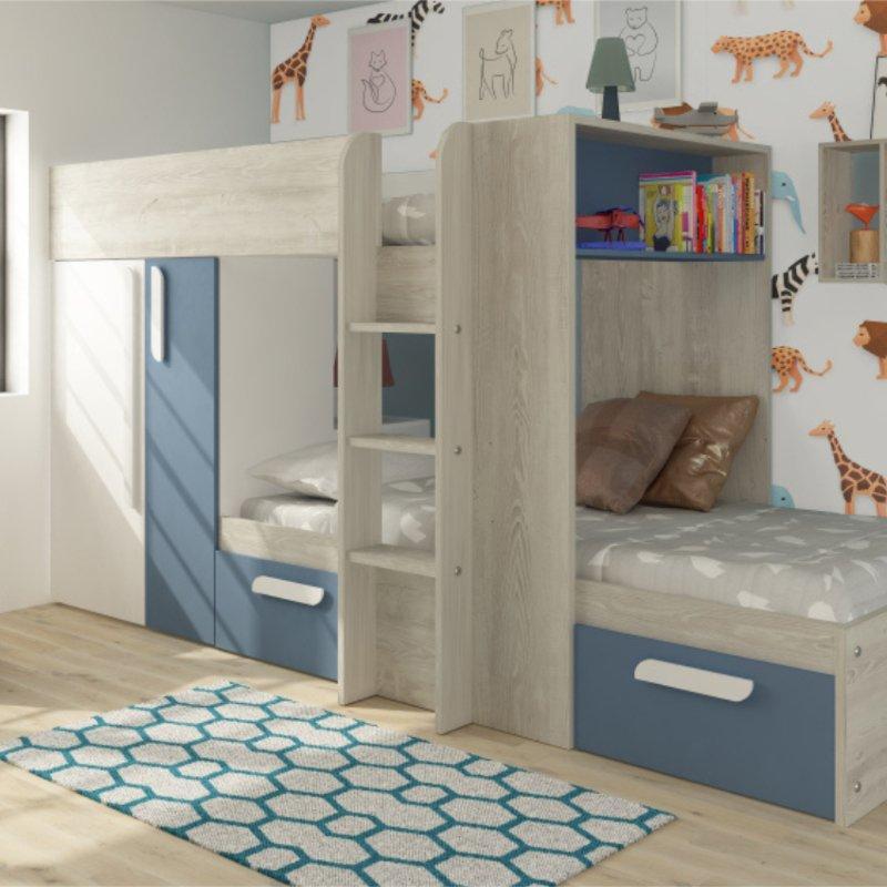 barca-bunk-beds-with-storage-drawers-wardrobe-shelves-896997