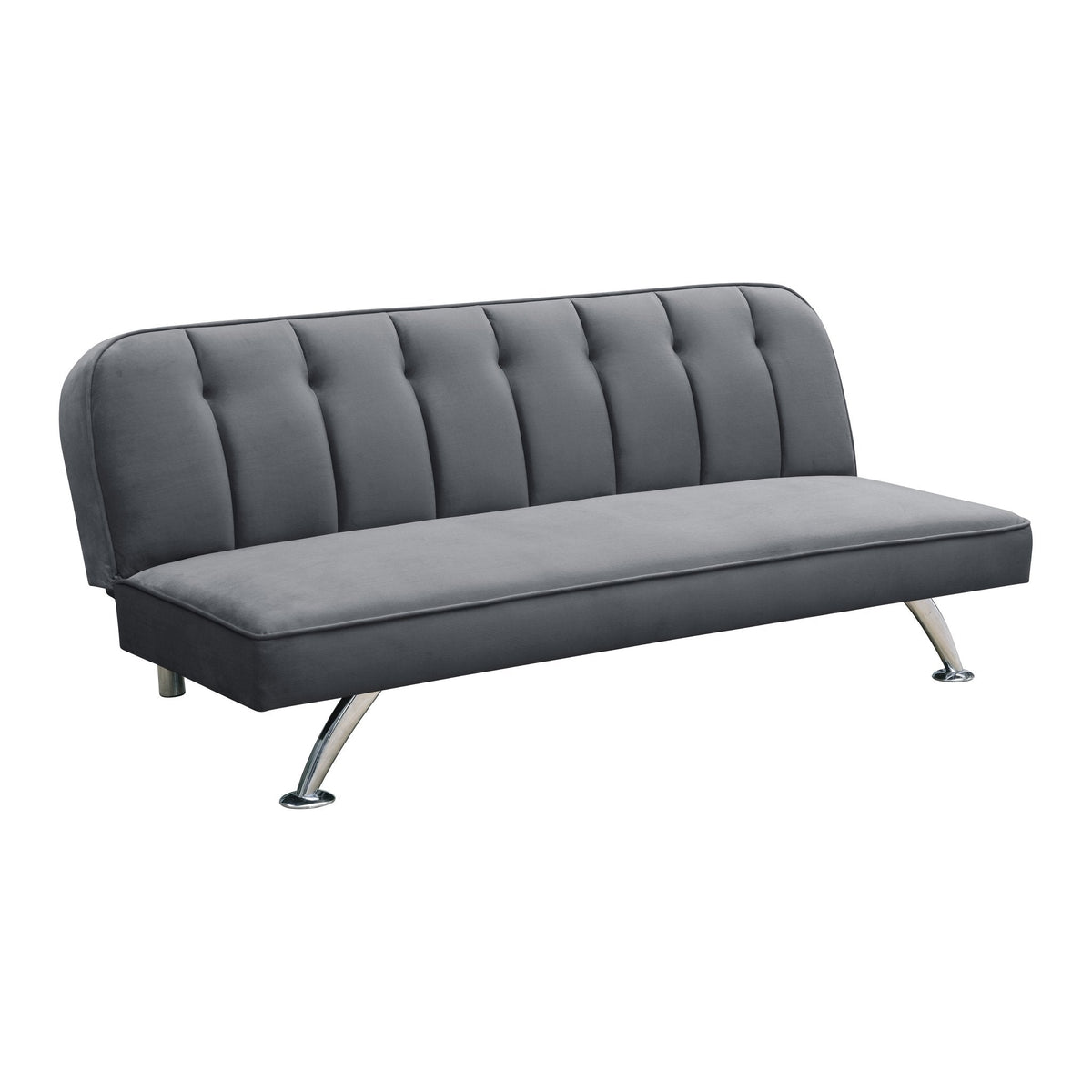 Battersea velvet sofa bed in Grey