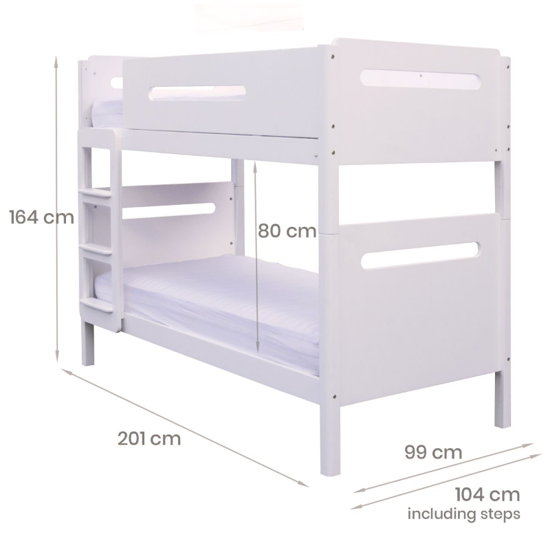 bunk beds dimensions 
