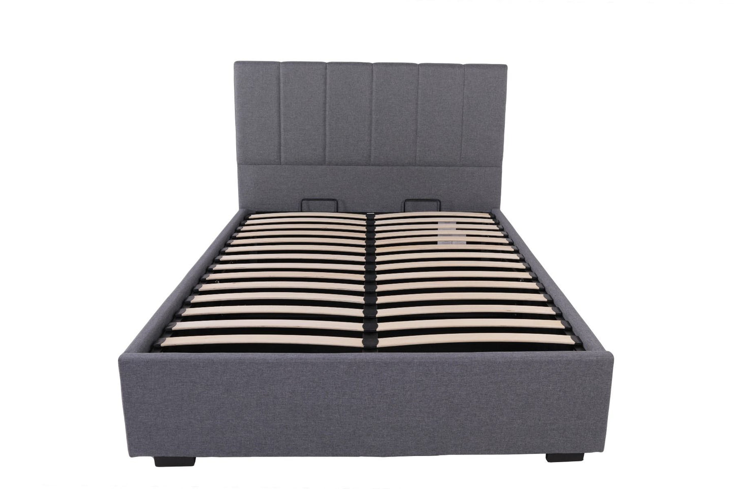 Grey Waltz Fabric Ottoman Bed
