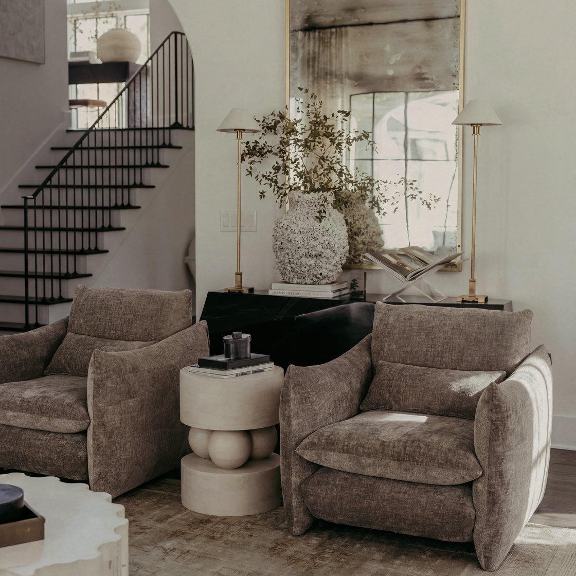 Bermondsey oversized pillow armchair