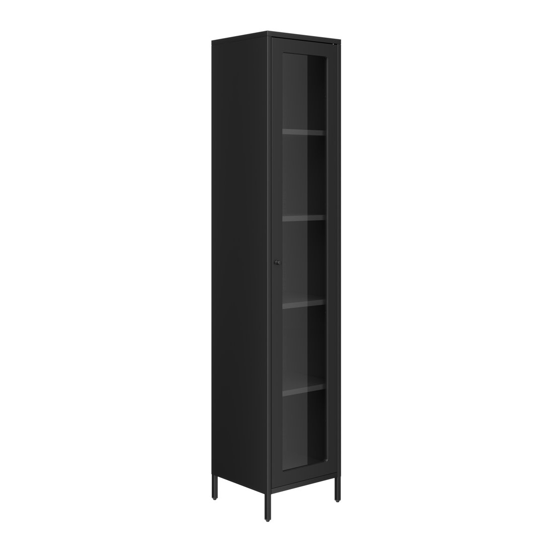 Bigbury steel display unit in Black