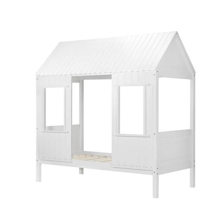 Treehouse Wooden White Toddler Bed - Millie & Jones