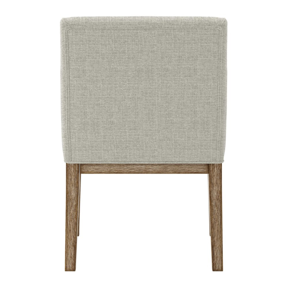 Bisley linen effect dining chair with arms