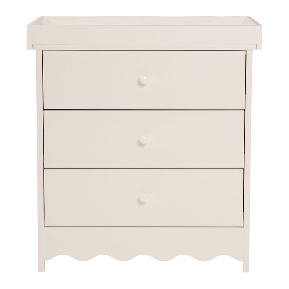 Bramble scalloped changing unit