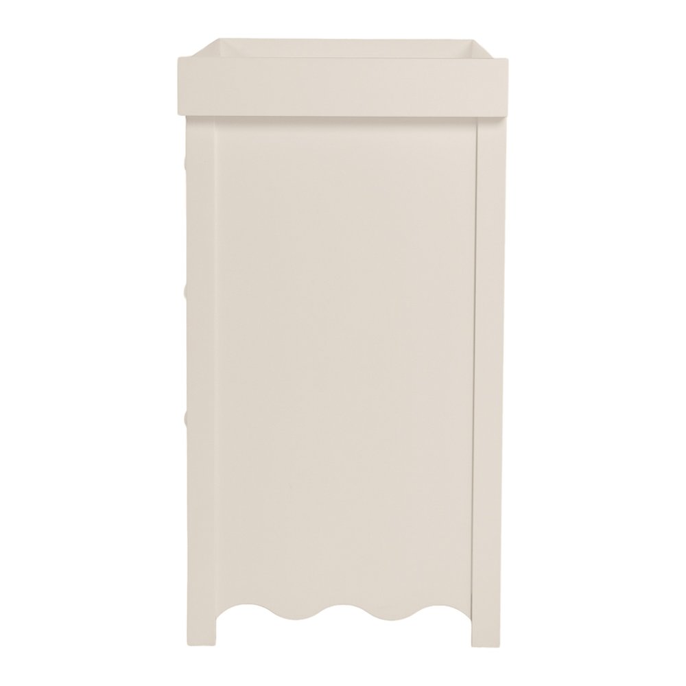 Bramble scalloped changing unit