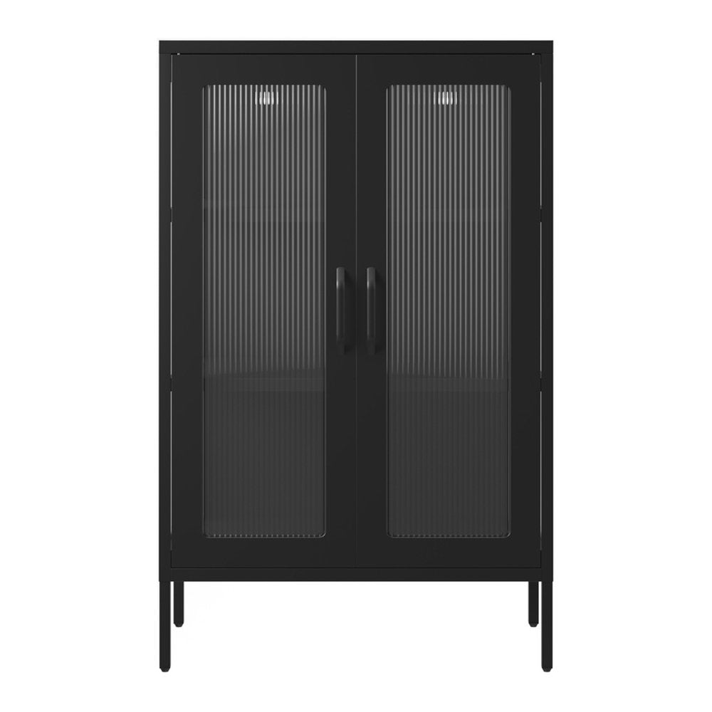 Branscombe reeded glass storage unit