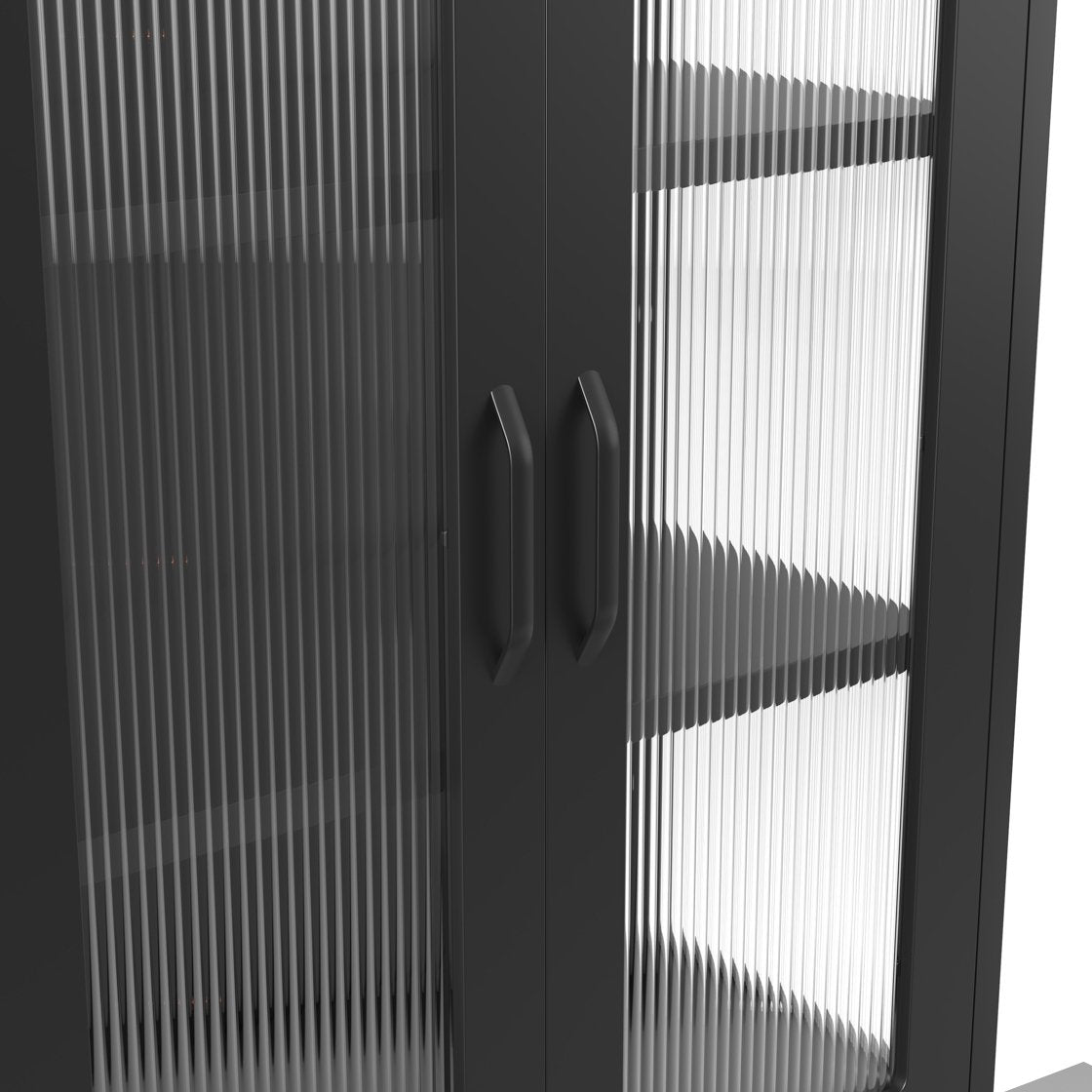 Branscombe reeded glass storage unit