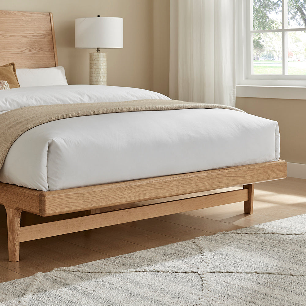 Briarwick Oak Panel Bed Frame in Oak – product view 4