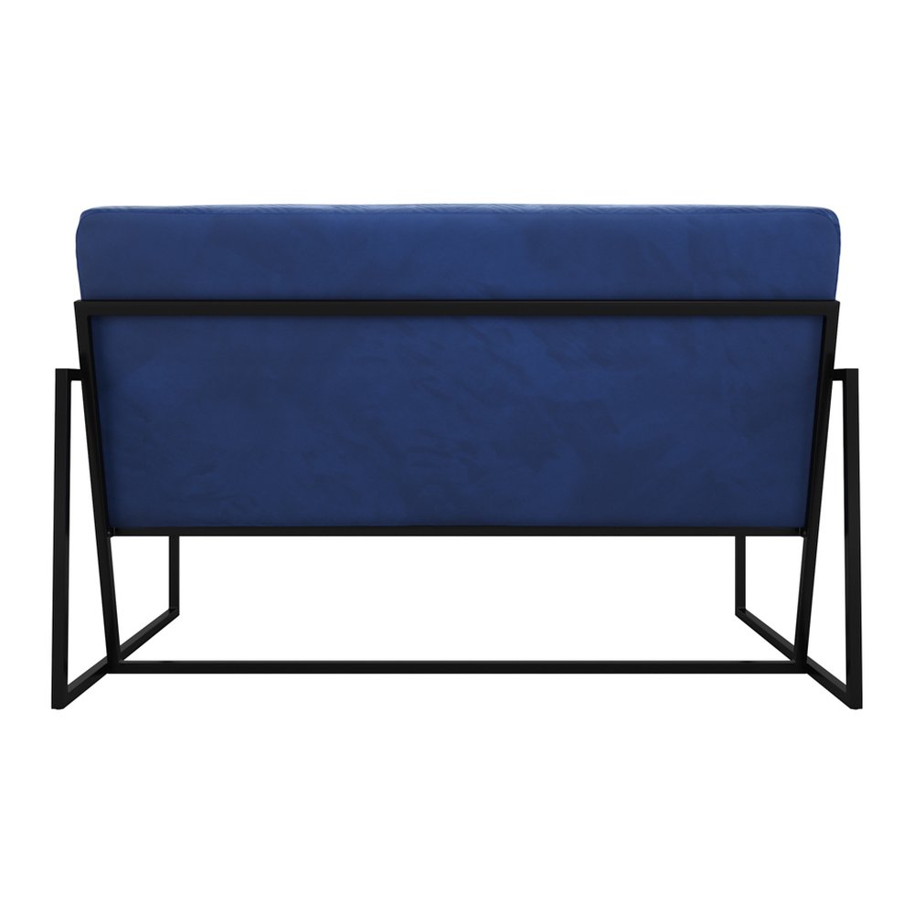 Bryanston chevron velvet sofa