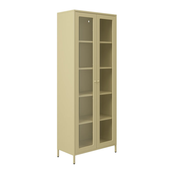 Budleigh steel display unit in Beige