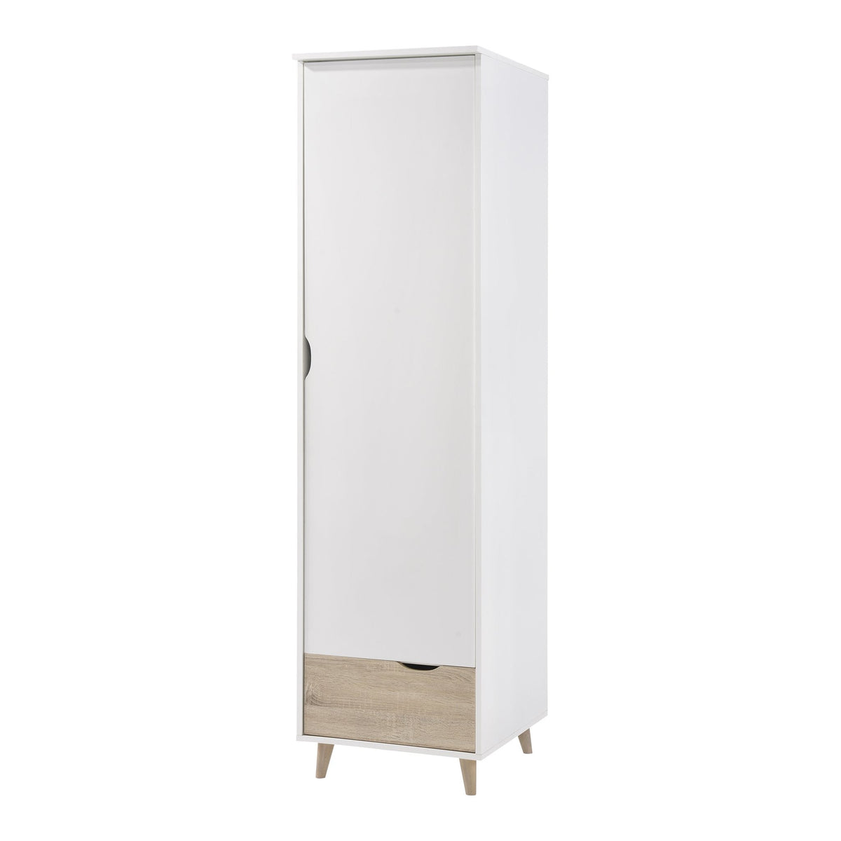 Burnham retro 1 door wardrobe