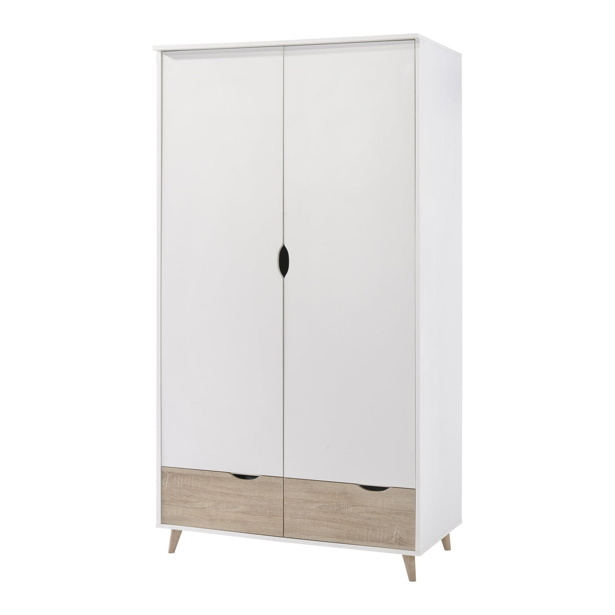 Burnham retro 2 door wardrobe