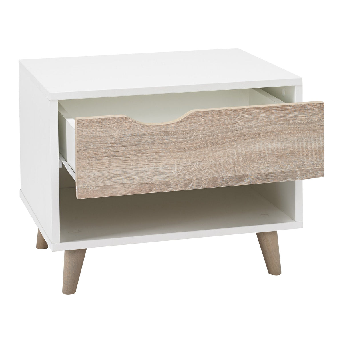 Burnham retro bedside table