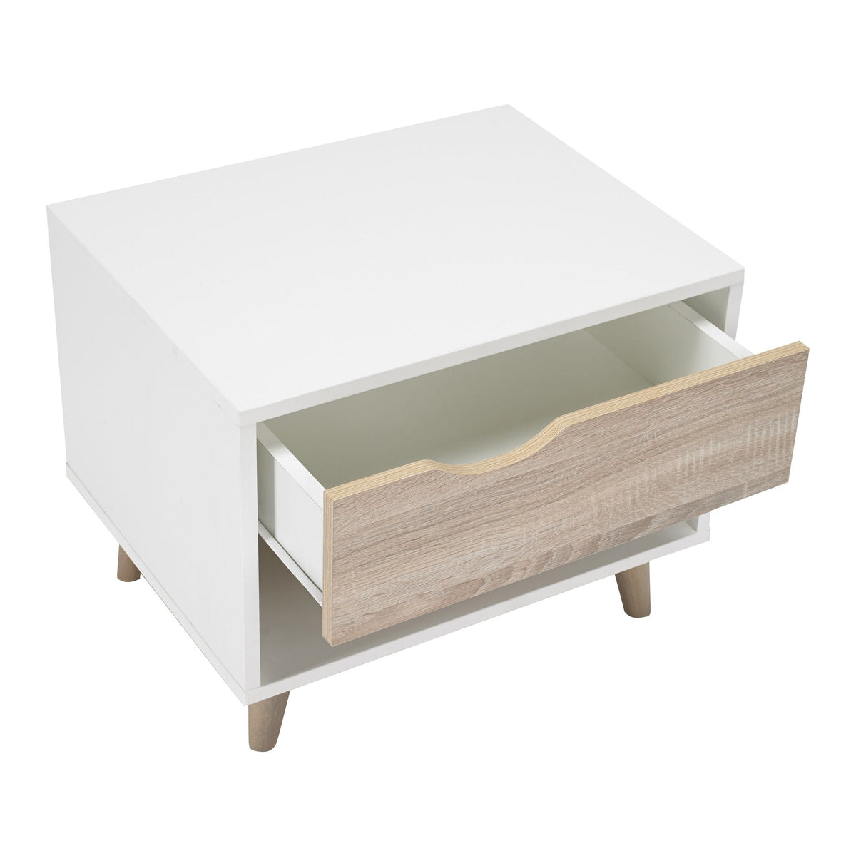 Burnham retro bedside table