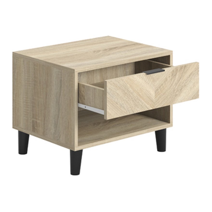 Burnham retro bedside table