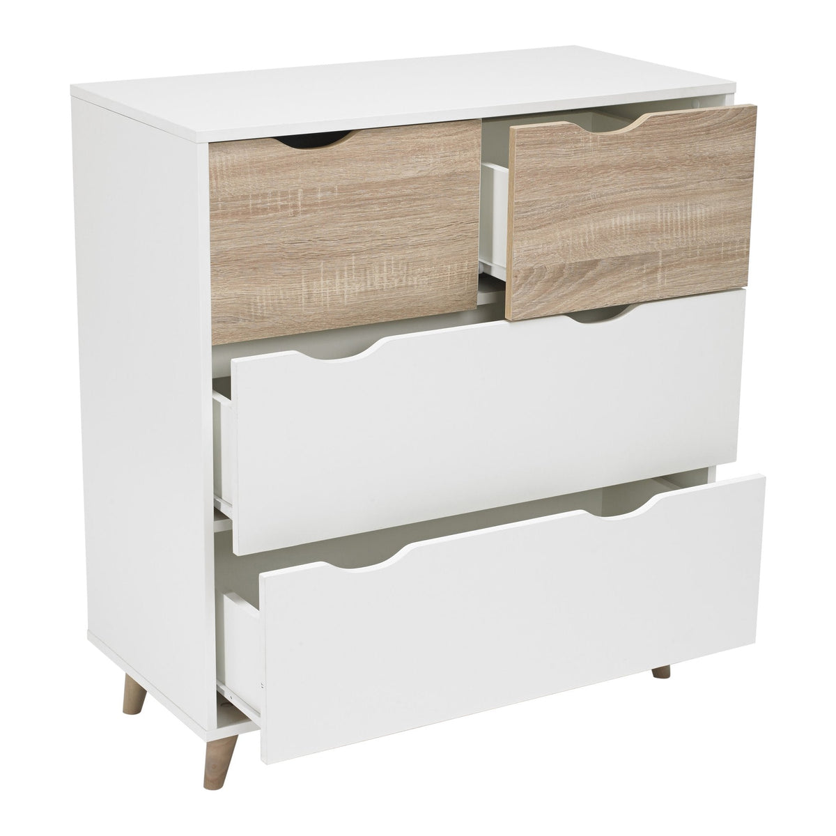 Burnham retro chest of drawers