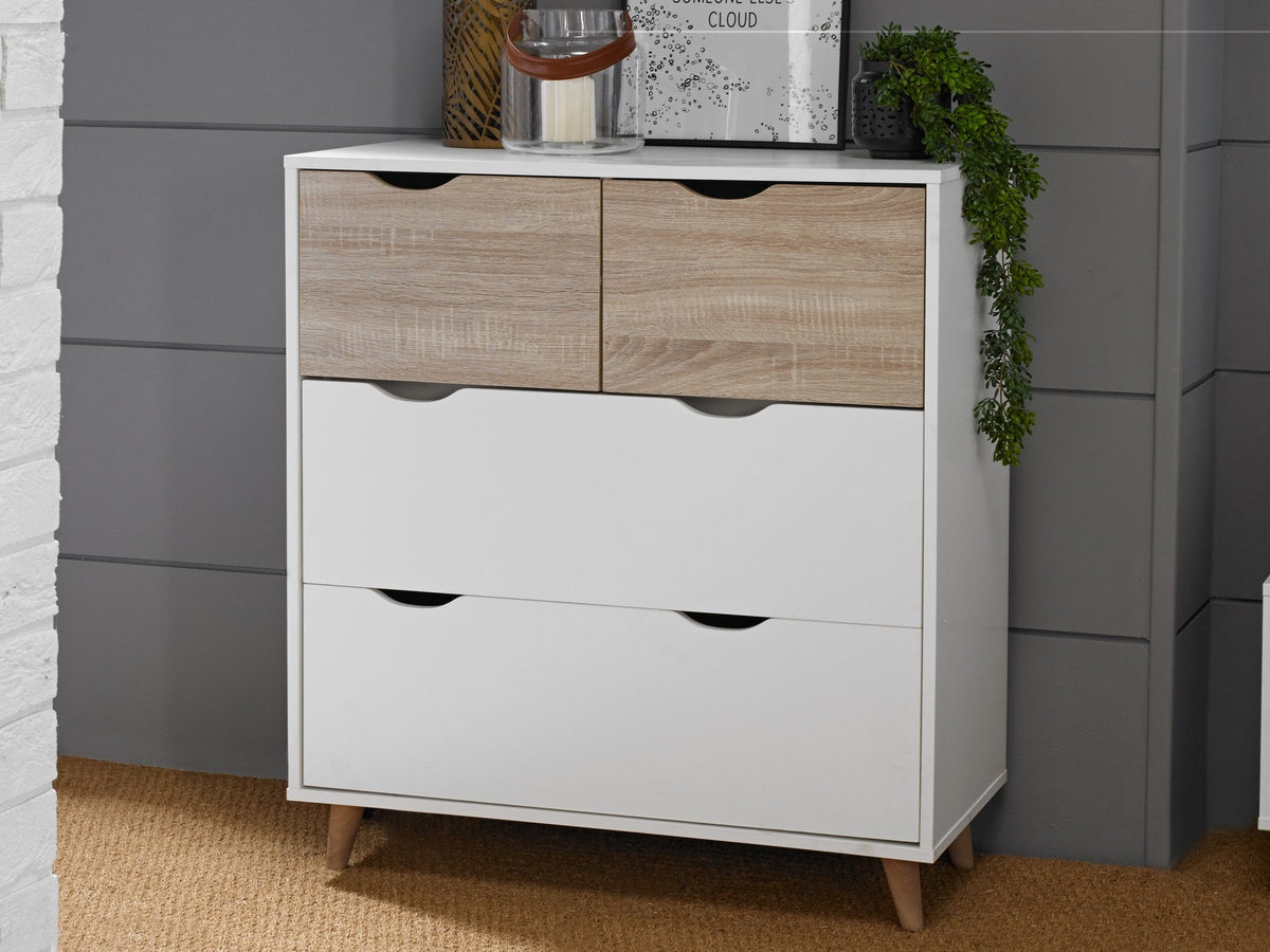 Burnham retro chest of drawers