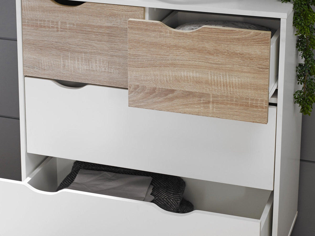 Burnham retro chest of drawers