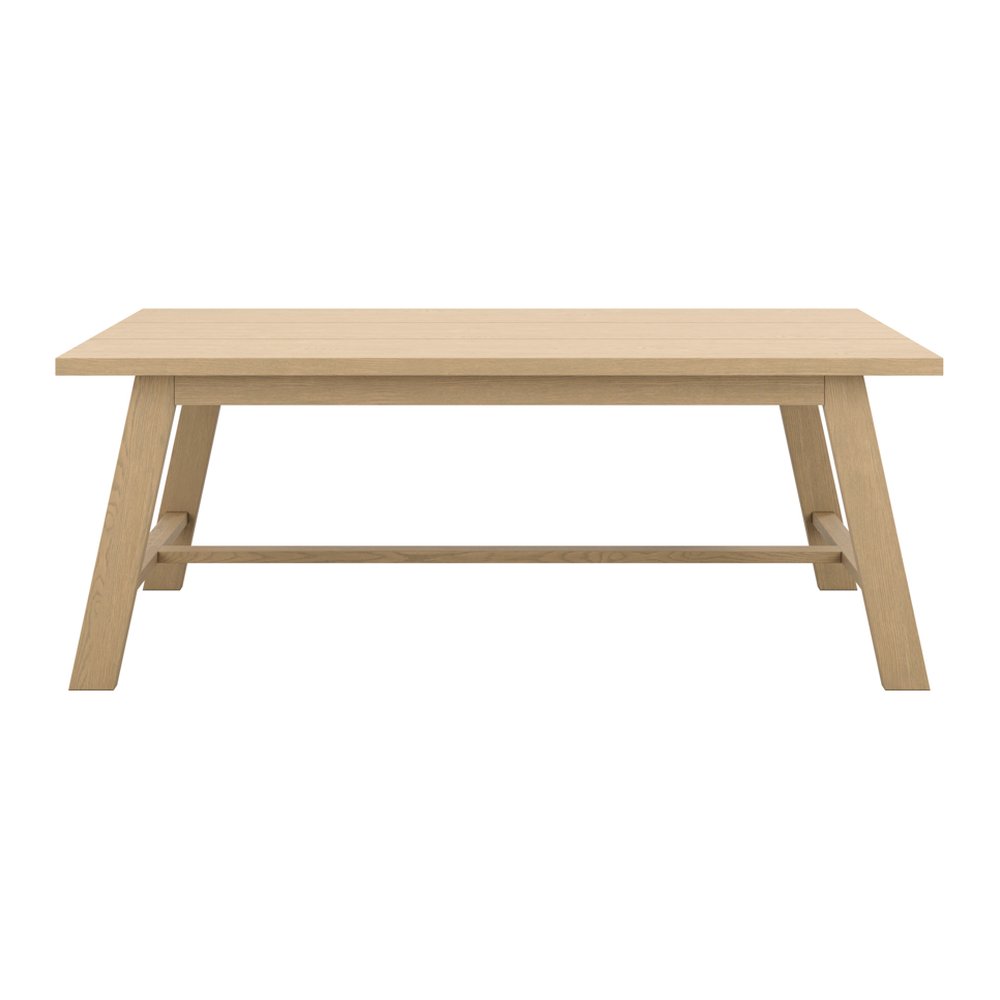 Burwash wood veneer dining table