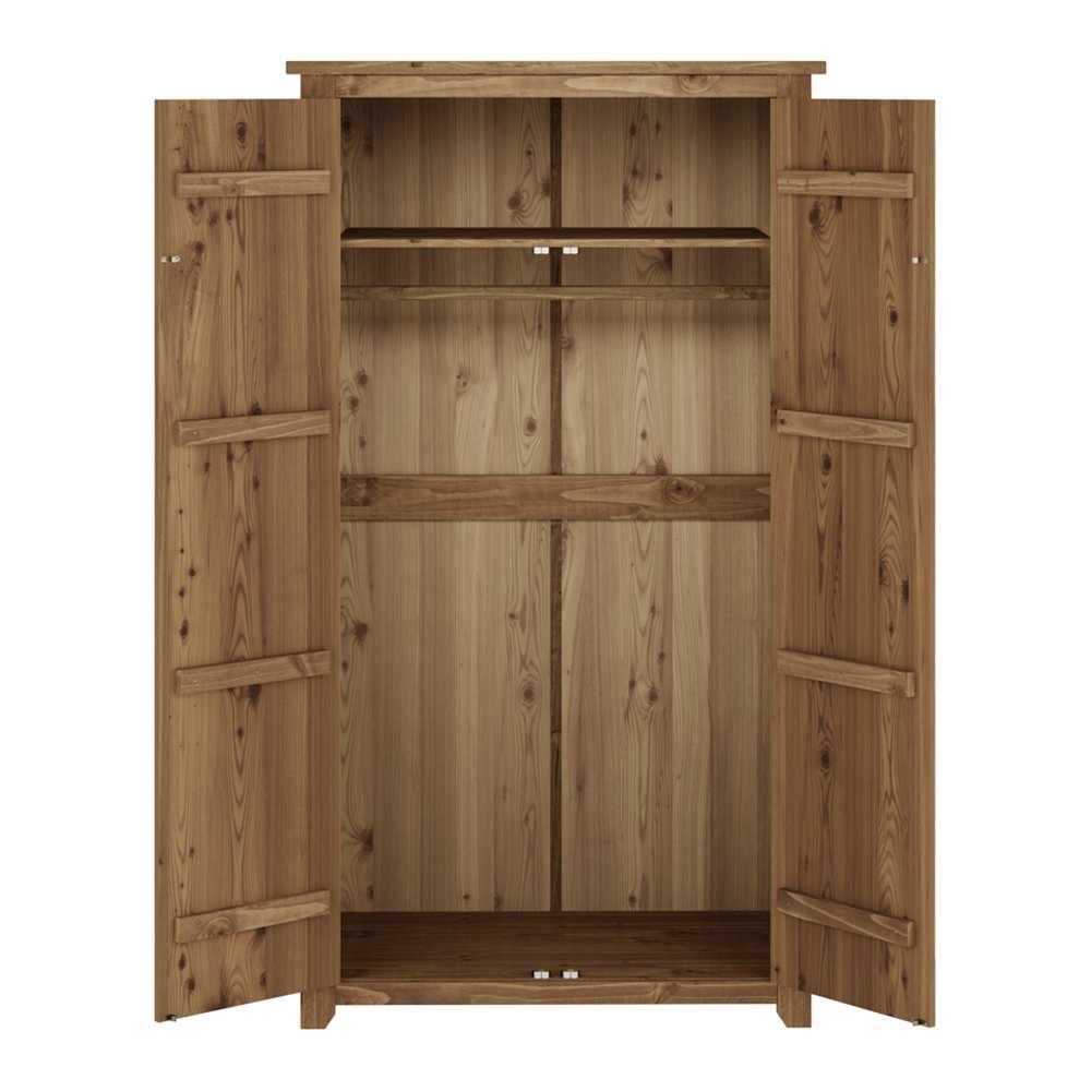 Castle wooden 2 door wardrobe