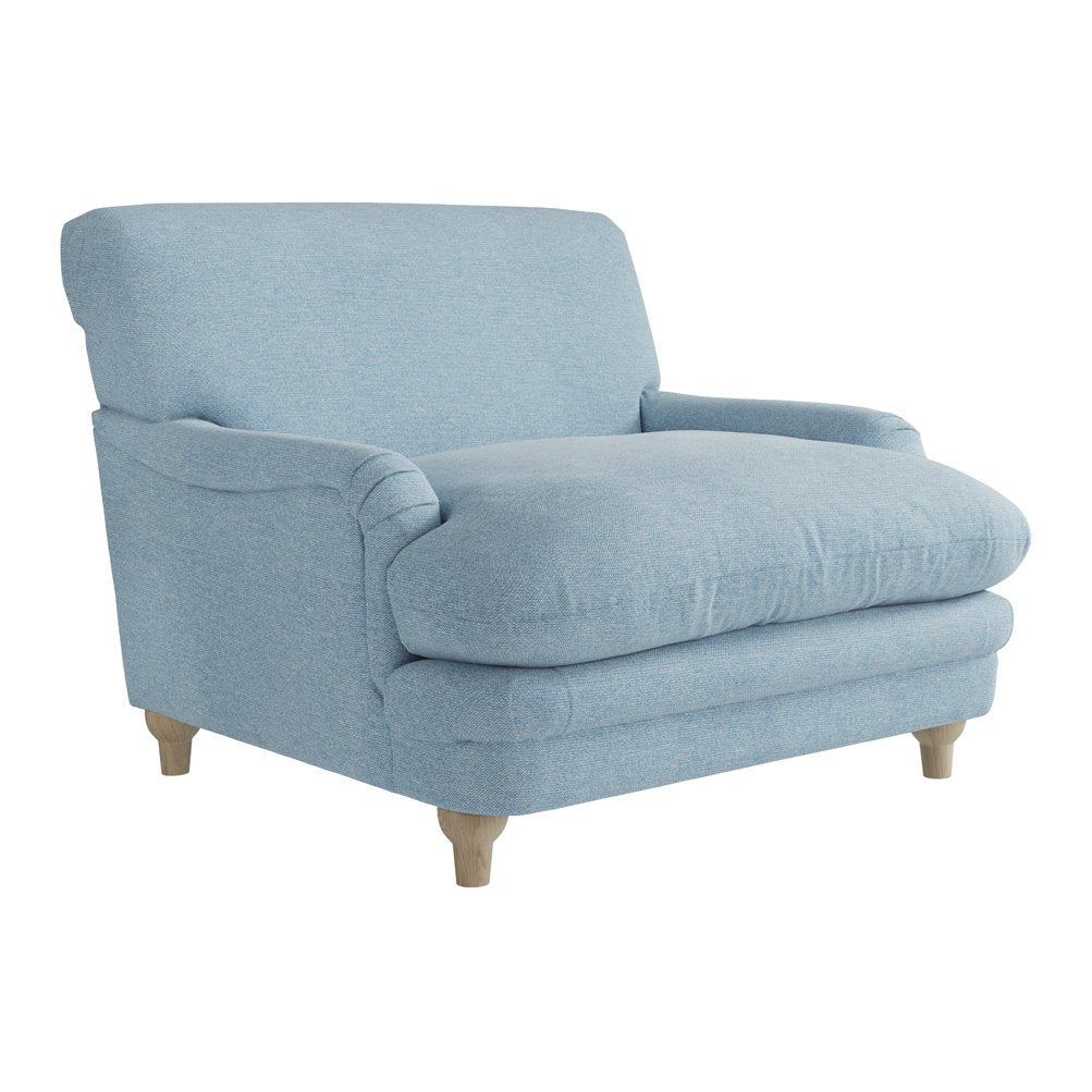 Chalcot snuggle chair in Duck Egg