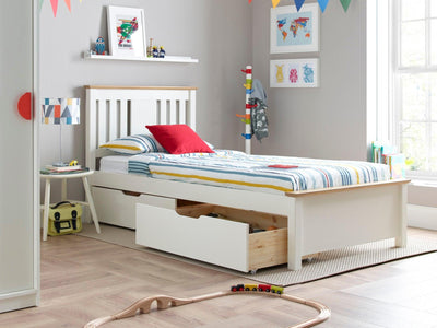Chester Single Bed with optional Drawers - Hover