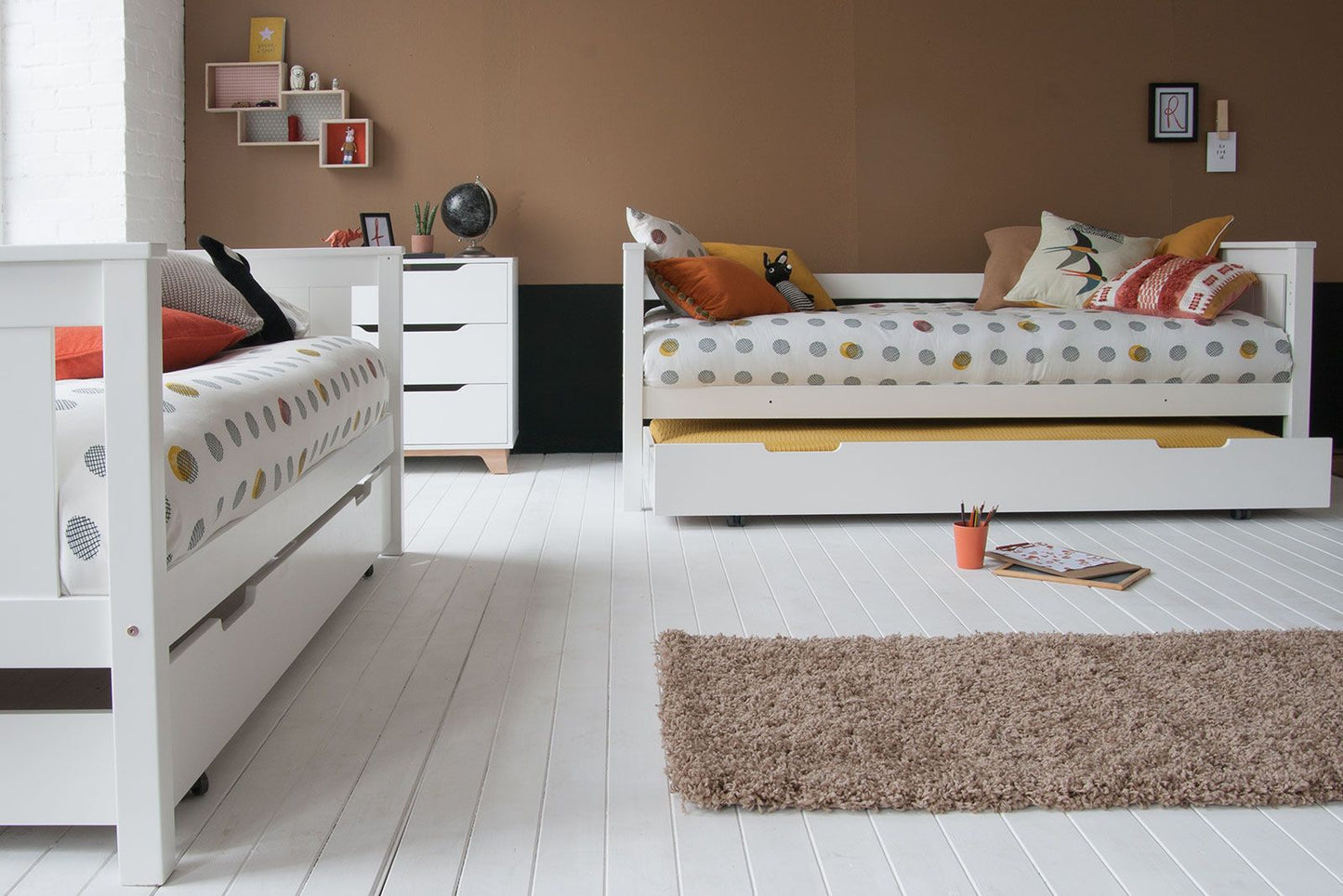 Classic Beech Detachable Bunk Beds with optional Trundle