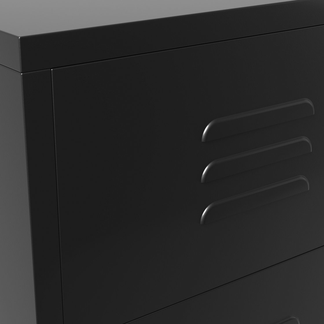 Cley locker style chest of drawers