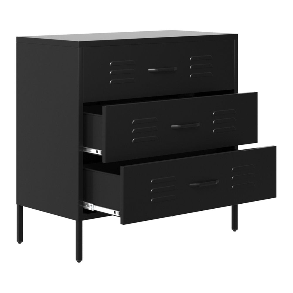 Cley locker style chest of drawers