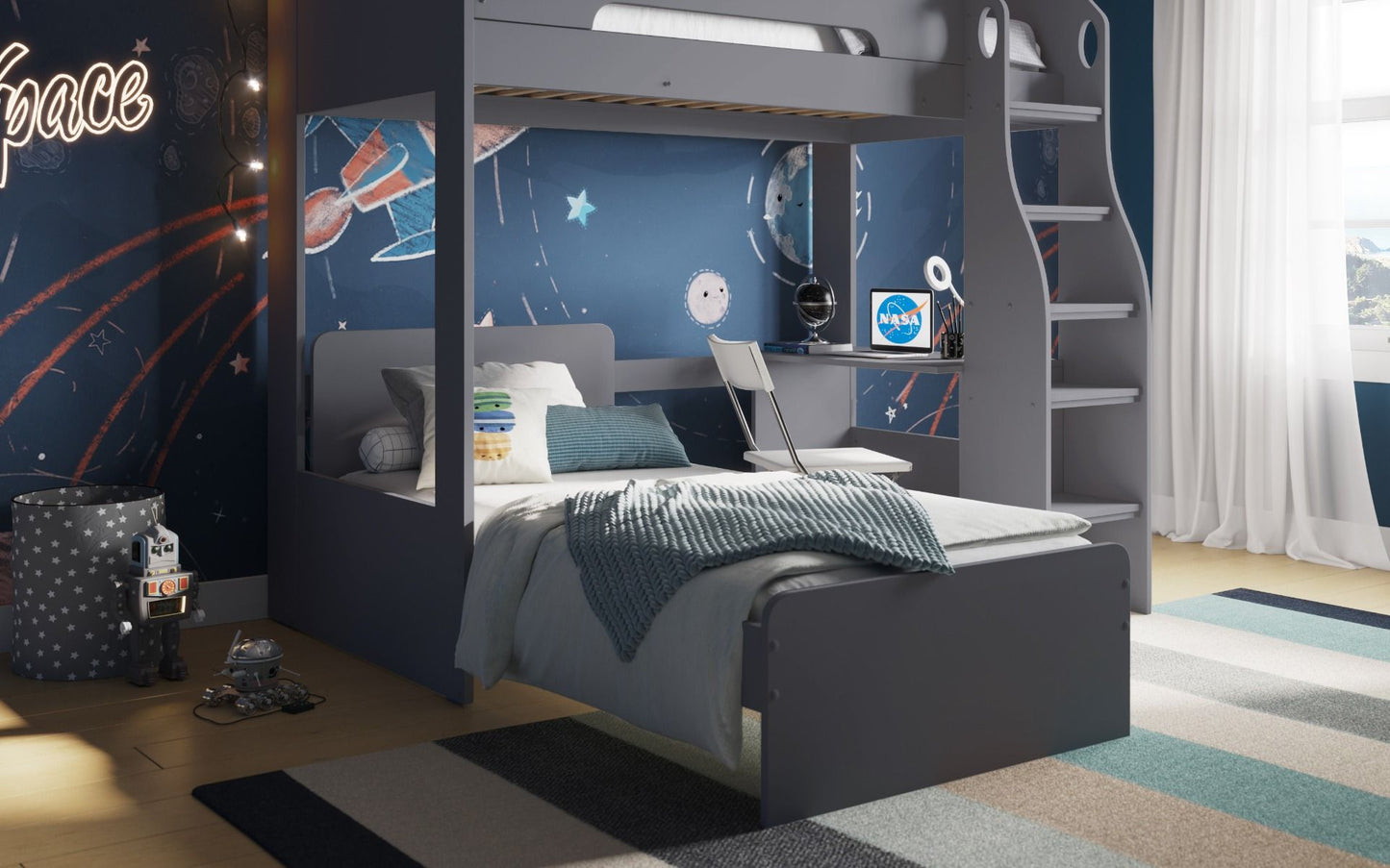 Galaxy L Shaped Bunk Bed
